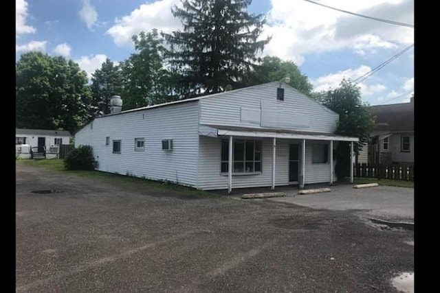 view of rear view of property