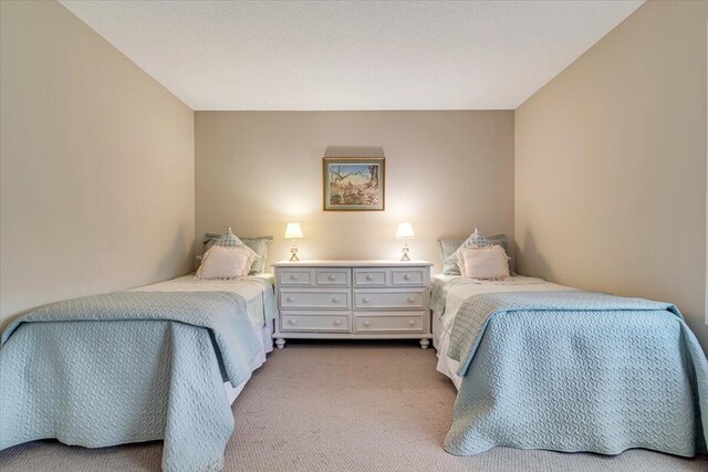 2181 Oak Hill Dr, Buck Hill Falls, PA 18323 - bedroom featuring light carpet