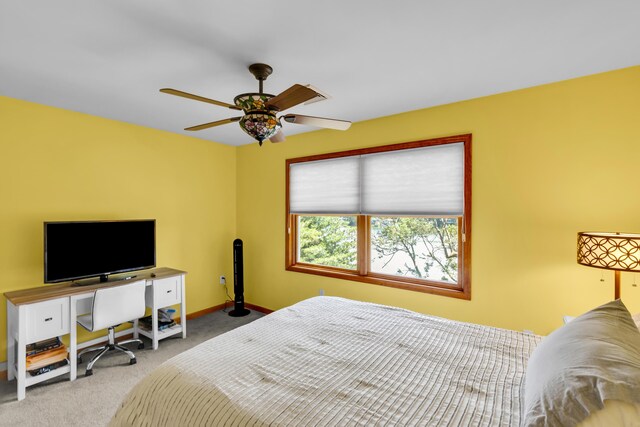 5194 S Hamilton S, Saylorsburg, PA 18353 - carpeted bedroom with baseboards and a ceiling fan