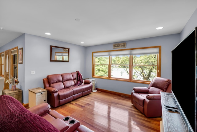 5194 S Hamilton S, Saylorsburg, PA 18353 - living area with light wood-style flooring and recessed lighting