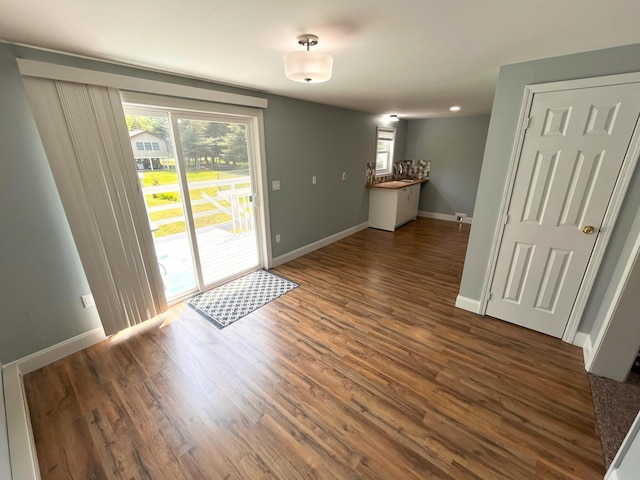 20 Occoquan Trl, Albrightsville, PA 18210 - unfurnished dining area featuring wood finished floors and baseboards