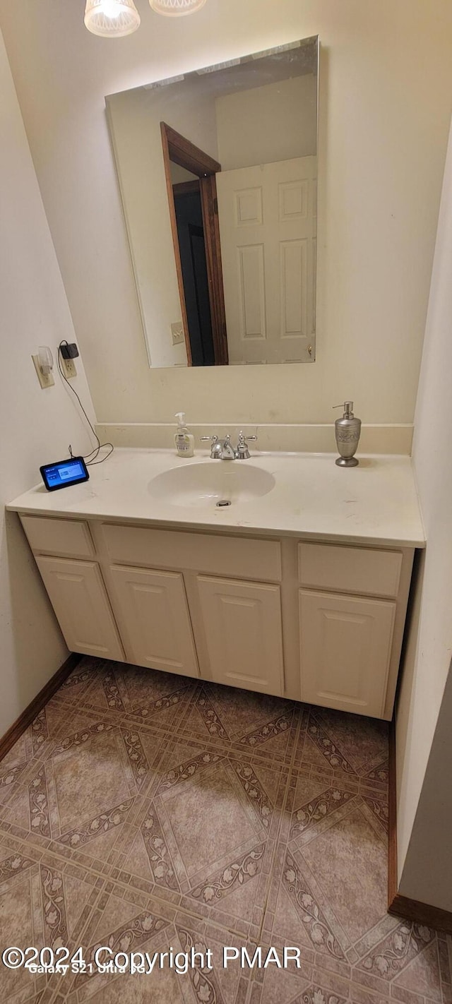 361 Great Bear Way Rd, East Stroudsburg, PA 18302 - bathroom featuring tile patterned floors and vanity