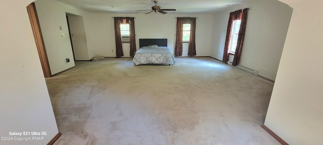 361 Great Bear Way Rd, East Stroudsburg, PA 18302 - unfurnished bedroom with baseboards, carpet floors, and ceiling fan