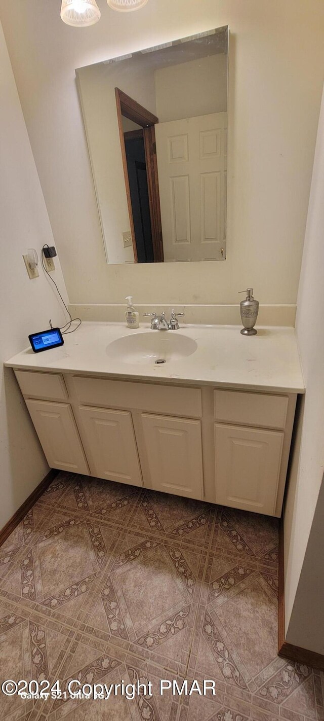 361 Great Bear Way Rd, East Stroudsburg, PA 18302 - bathroom featuring tile patterned floors and vanity