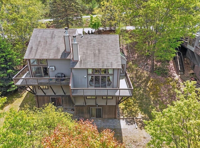 298 Overlook Way, Tannersville, PA 18372 - aerial view of property and surrounding area