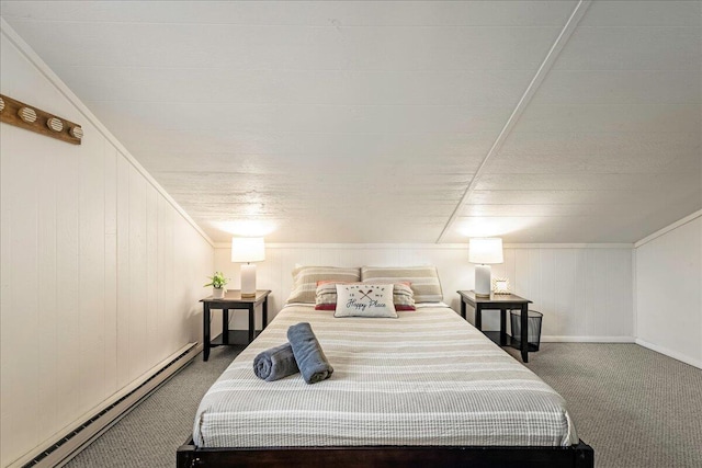 73 Big Bass Dr, Gouldsboro, PA 18424 - bedroom with baseboard heating and carpet