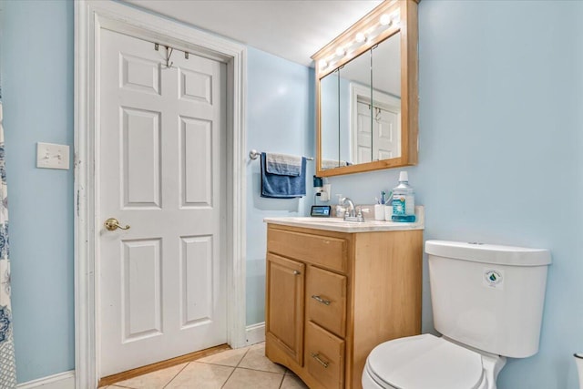3405 Masons Ln, East Stroudsburg, PA 18302 - full bath featuring toilet, tile patterned flooring, and vanity