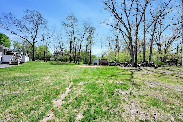 23 Primrose Dr, East Stroudsburg, PA 18302 - view of yard featuring stairs