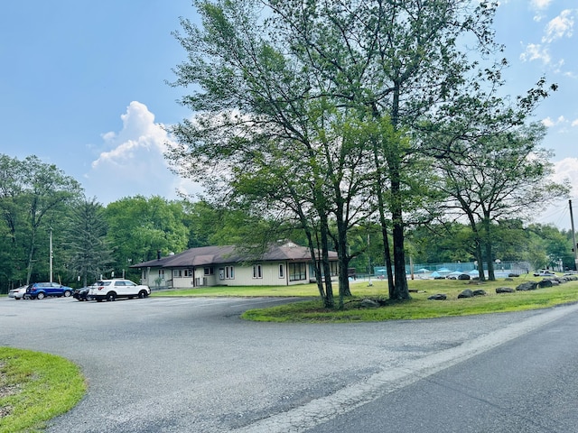 view of asphalt road
