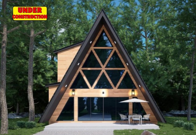 exterior space with a patio
