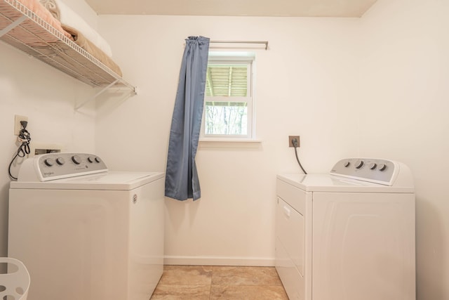165 Stillwater Dr, Pocono Summit, PA 18346 - laundry area with separate washer and dryer and baseboards