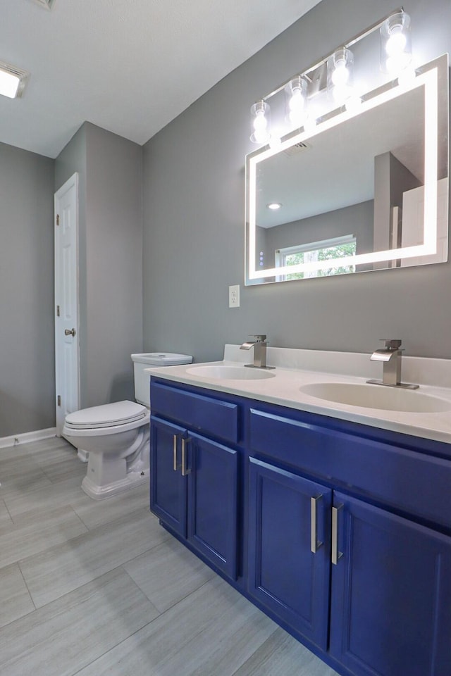 302 Leaf St, Tobyhanna, PA 18466 - full bathroom with double vanity and toilet