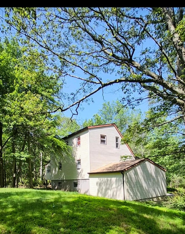 3312 Black Cherry Ct, Long Pond, PA 18334 - view of property exterior with a lawn