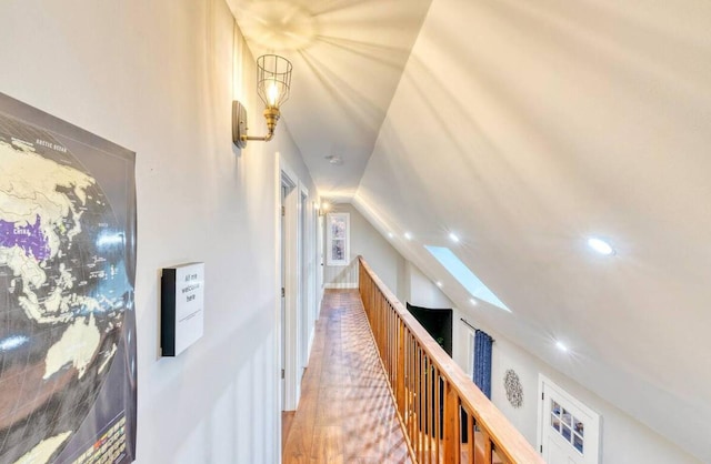 3312 Black Cherry Ct, Long Pond, PA 18334 - hallway with an upstairs landing and lofted ceiling