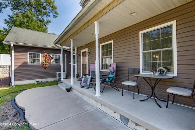 view of patio / terrace featuring a porch