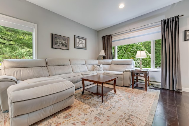 106 Legends Ct, East Stroudsburg, PA 18302 - living room with recessed lighting and wood finished floors