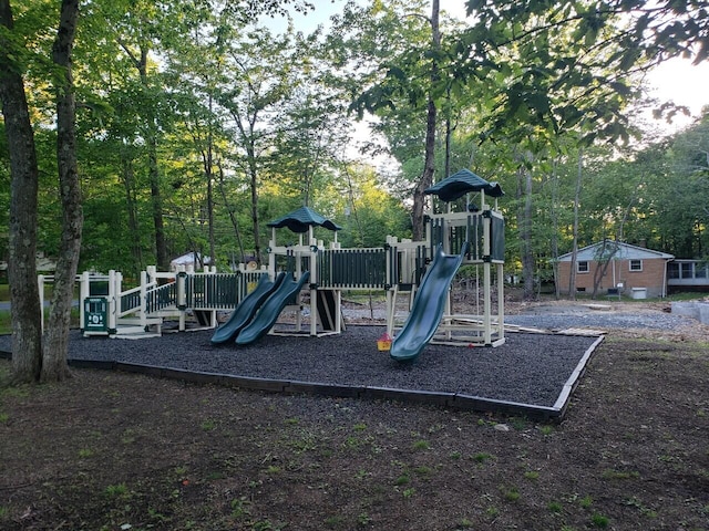 view of communal playground