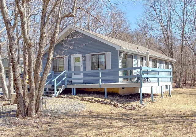 view of front of home