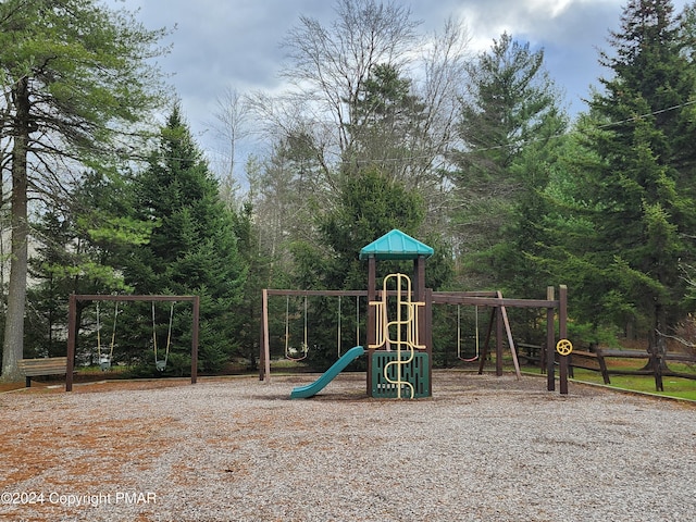 view of communal playground