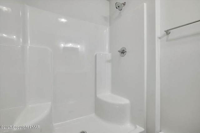 full bathroom with walk in shower