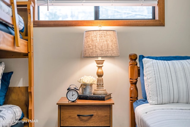 bedroom featuring multiple windows