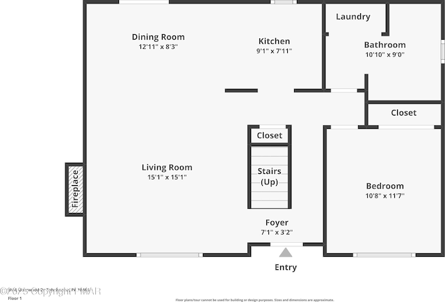 9860 Deerwood Dr, Tobyhanna, PA 18466 - home floor plan