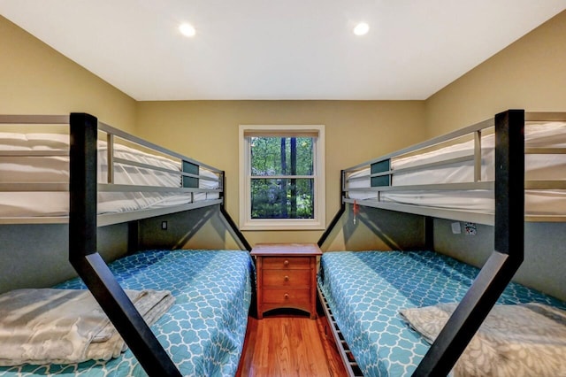 3207 Green Meadow Cir, Pocono Pines, PA 18350 - bedroom featuring wood finished floors and recessed lighting