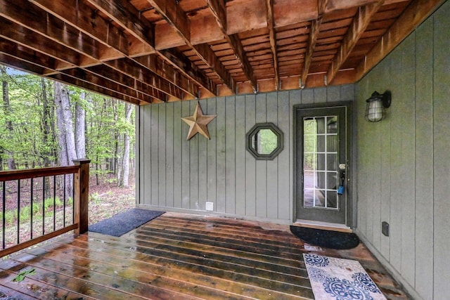 3207 Green Meadow Cir, Pocono Pines, PA 18350 - entrance to property with a deck