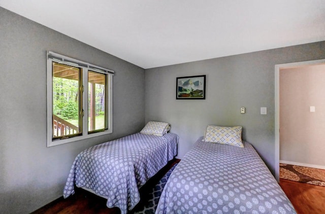 3207 Green Meadow Cir, Pocono Pines, PA 18350 - bedroom with wood finished floors and baseboards