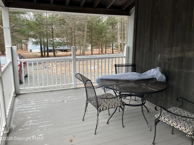 54 Vista Dr, Albrightsville, PA 18210 - view of deck