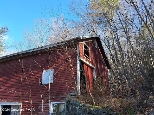 view of side of property