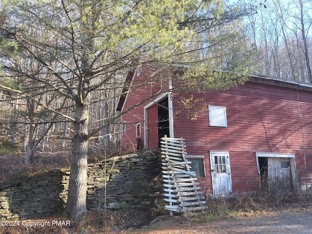 view of home's exterior