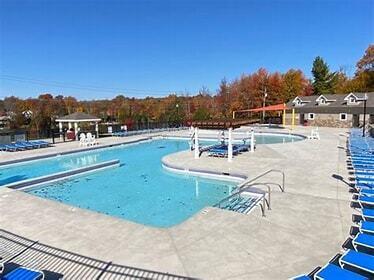 pool featuring a patio area