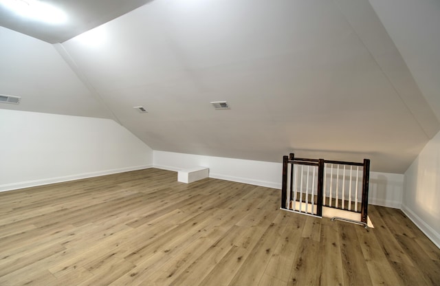 109 Forest Lake Dr, Jim Thorpe, PA 18229 - bonus room featuring vaulted ceiling and wood finished floors
