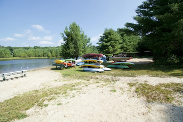 109 Forest Lake Dr, Jim Thorpe, PA 18229 - view of yard with a water view and a wooded view