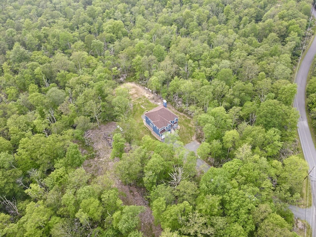 109 Forest Lake Dr, Jim Thorpe, PA 18229 - drone / aerial view of a heavily wooded area