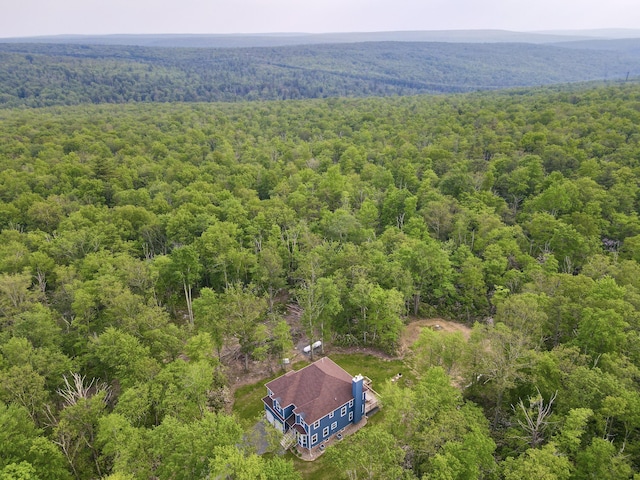 109 Forest Lake Dr, Jim Thorpe, PA 18229 - aerial view of property and surrounding area featuring a forest