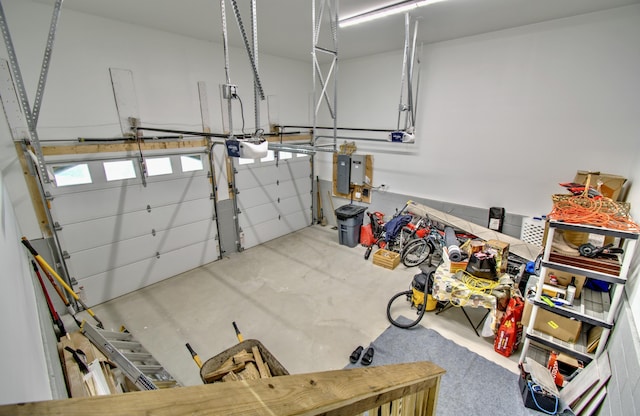 109 Forest Lake Dr, Jim Thorpe, PA 18229 - garage with a garage door opener and electric panel