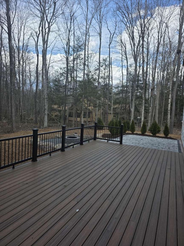 2210 White Oak Trl, Pocono Pines, PA 18350 - view of wooden deck