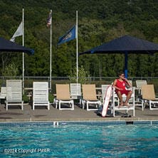 120 St Andrews Dr, Bushkill, PA 18324 - community pool with a patio