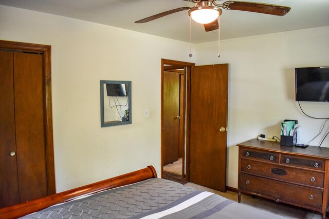 8044 Promontory Dr, White Haven, PA 18661 - bedroom with ceiling fan