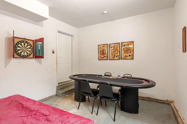 3114 Fairfax Ter, East Stroudsburg, PA 18301 - game room with baseboards and concrete flooring