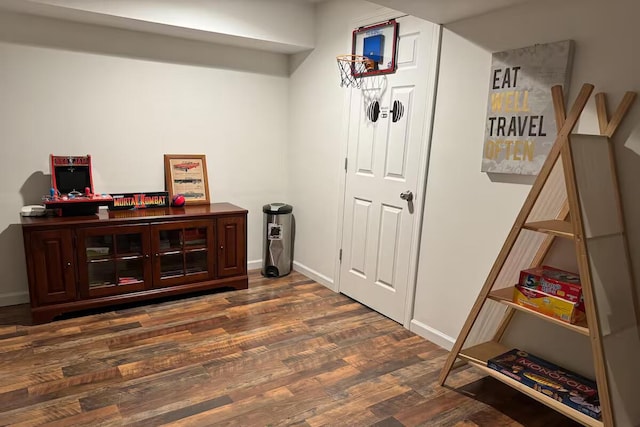 3114 Fairfax Ter, East Stroudsburg, PA 18301 - interior space featuring baseboards and dark wood finished floors
