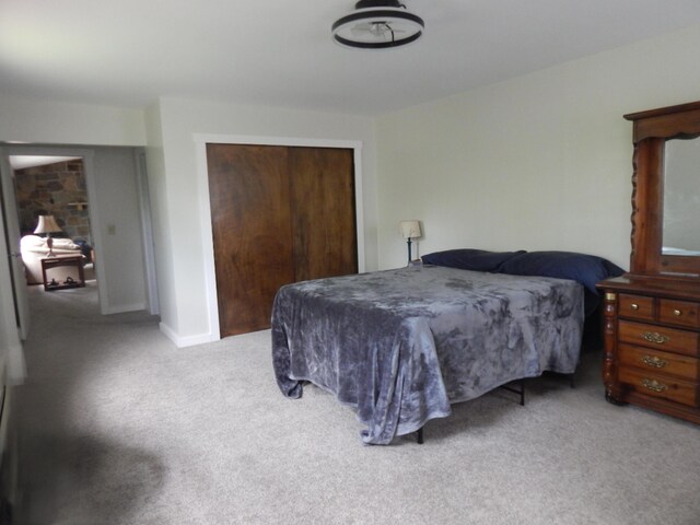 3277 State St, White Haven, PA 18661 - bedroom with carpet flooring and a closet