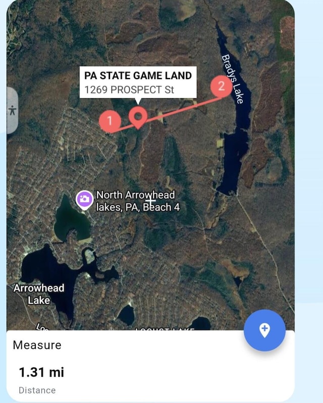 457 Maxatawny Dr, Pocono Lake, PA 18347 - map of property location