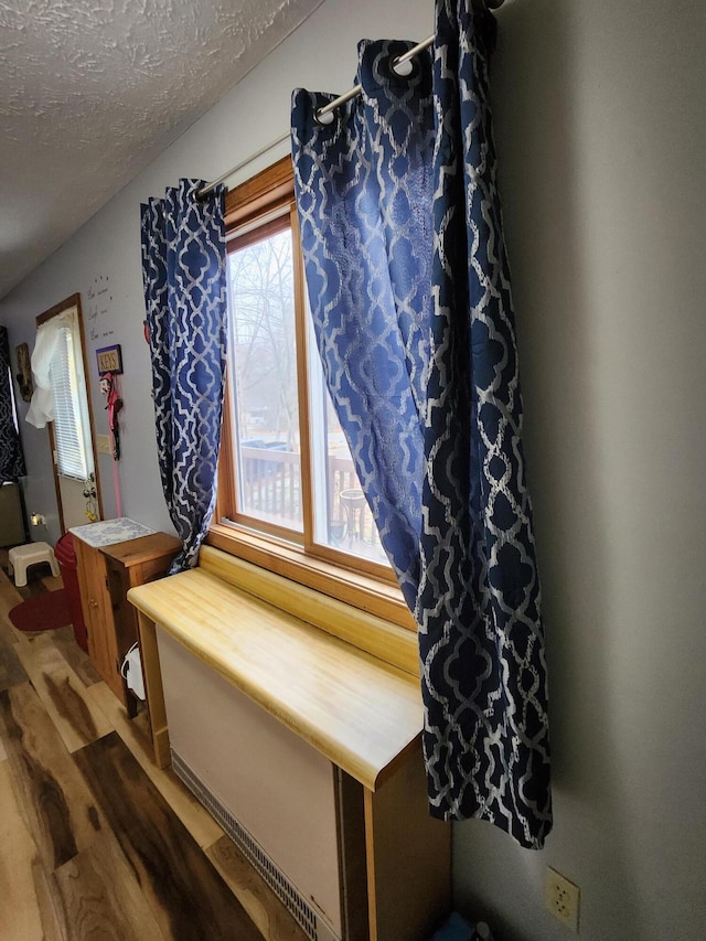 457 Maxatawny Dr, Pocono Lake, PA 18347 - interior space with wood finished floors and a textured ceiling