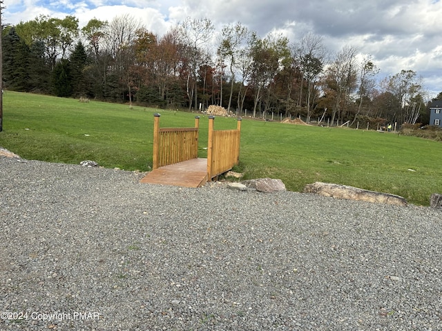 view of yard