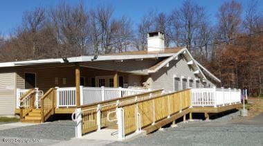 view of rear view of property