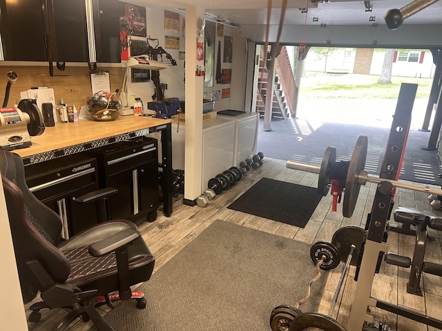 262 Marilou Ln, Bartonsville, PA 18321 - miscellaneous room featuring light wood-type flooring