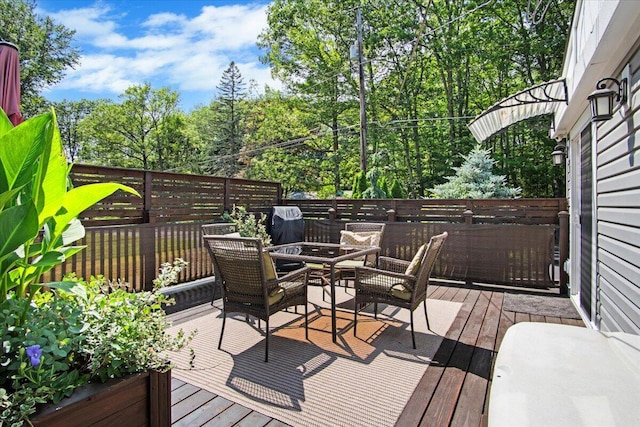 262 Marilou Ln, Bartonsville, PA 18321 - wooden terrace featuring outdoor lounge area
